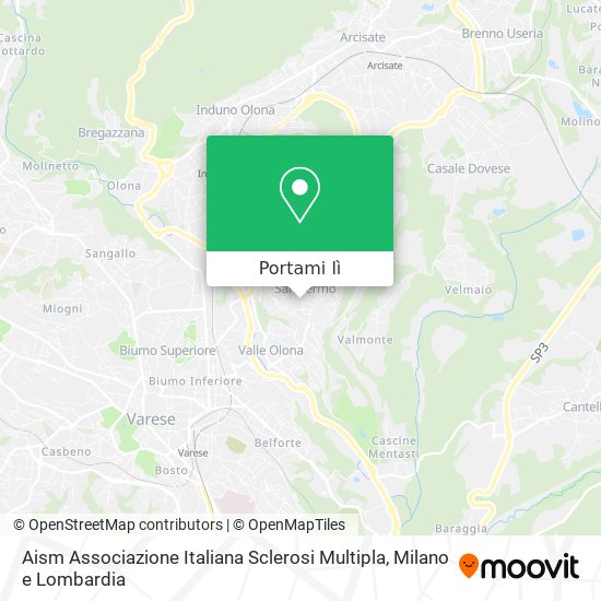 Mappa Aism Associazione Italiana Sclerosi Multipla