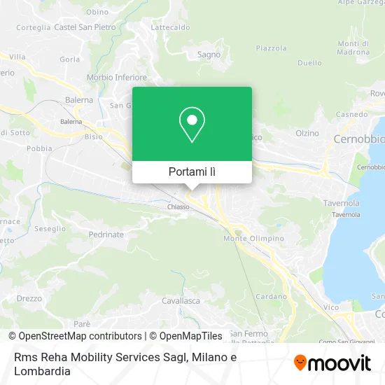 Mappa Rms Reha Mobility Services Sagl