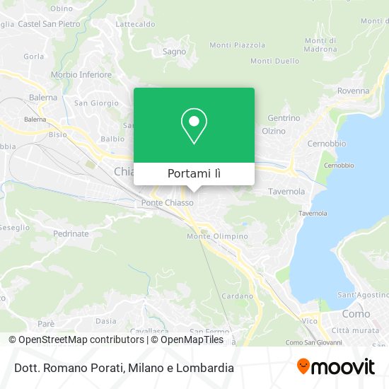 Mappa Dott. Romano Porati
