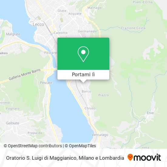 Mappa Oratorio S. Luigi di Maggianico
