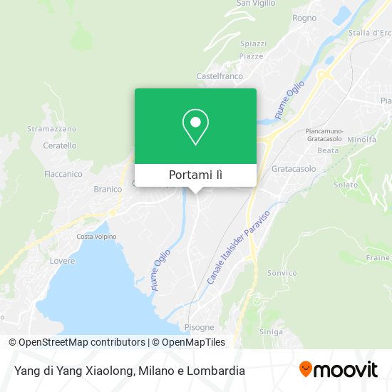 Mappa Yang di Yang Xiaolong
