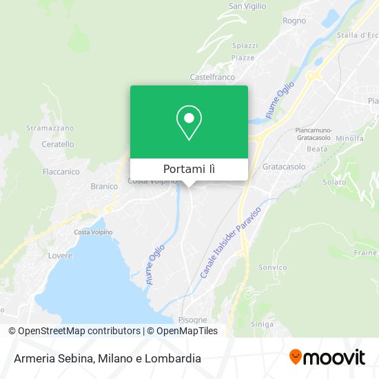 Mappa Armeria Sebina