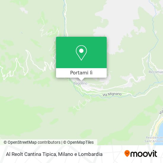 Mappa Al Reolt Cantina Tipica
