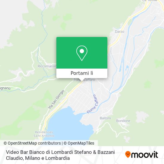 Mappa Video Bar Bianco di Lombardi Stefano & Bazzani Claudio