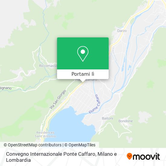 Mappa Convegno Internazionale Ponte Caffaro