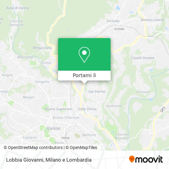 Mappa Lobbia Giovanni