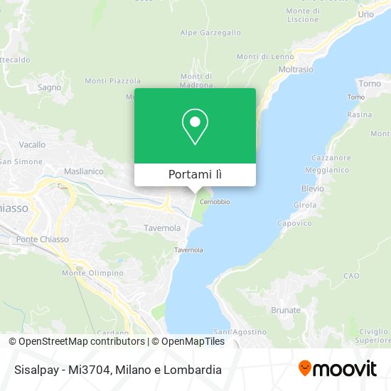 Mappa Sisalpay - Mi3704