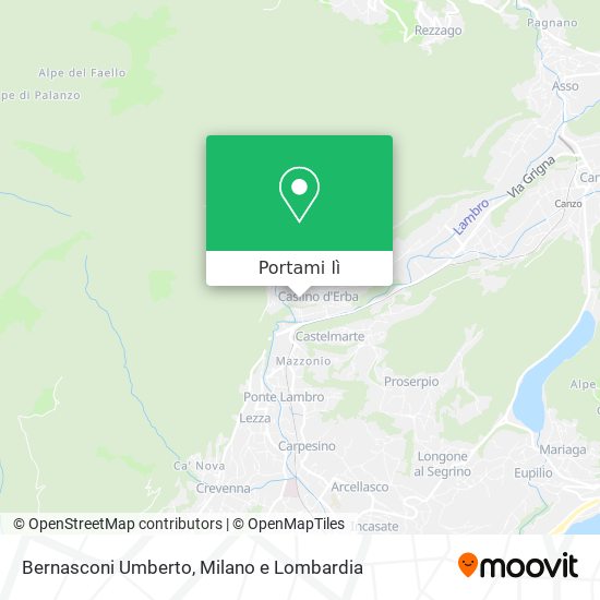 Mappa Bernasconi Umberto