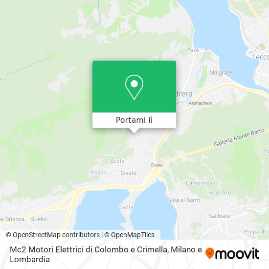 Mappa Mc2 Motori Elettrici di Colombo e Crimella