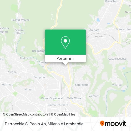 Mappa Parrocchia S. Paolo Ap