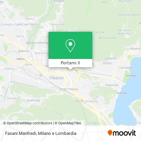 Mappa Fasani Manfredi