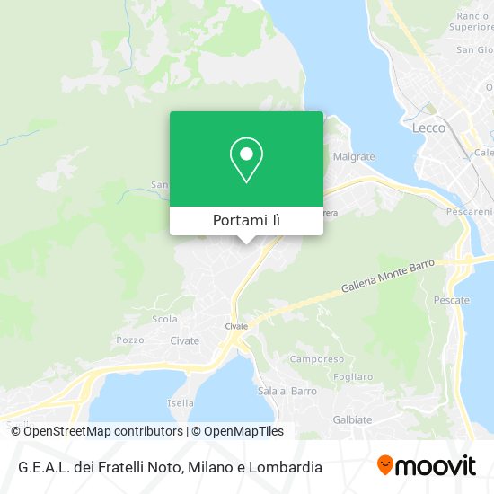 Mappa G.E.A.L. dei Fratelli Noto
