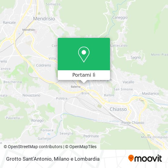 Mappa Grotto Sant'Antonio