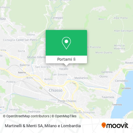 Mappa Martinelli & Menti SA