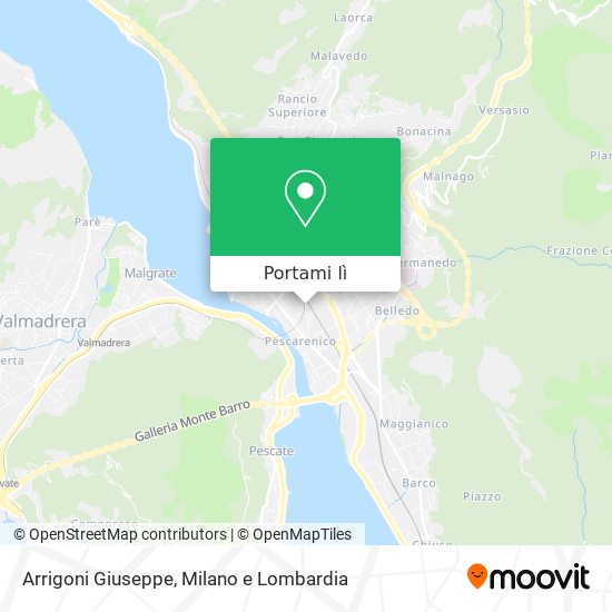Mappa Arrigoni Giuseppe