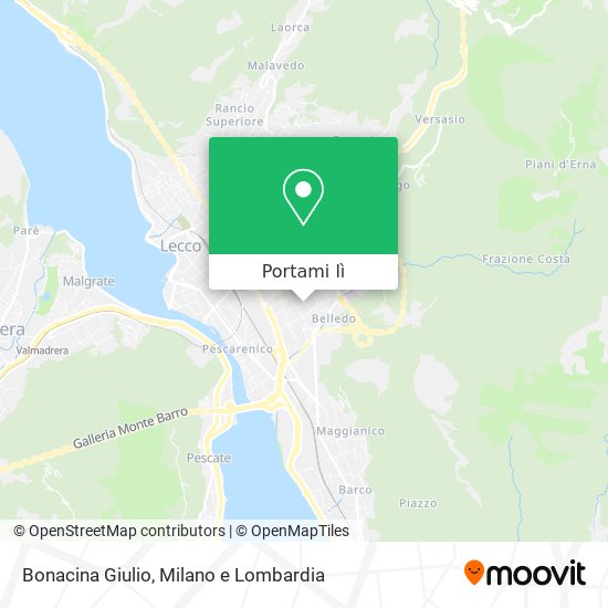 Mappa Bonacina Giulio