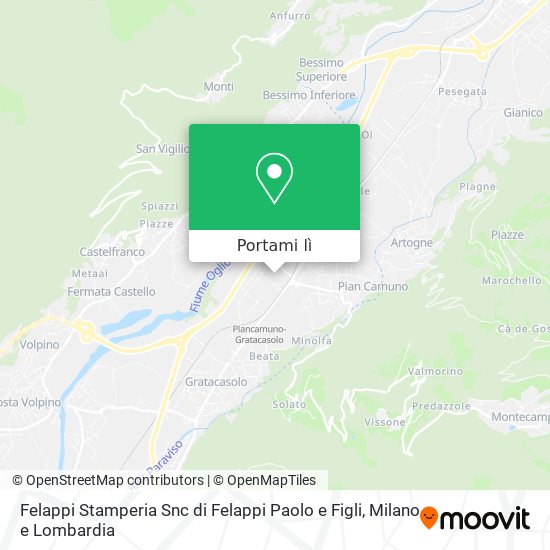 Mappa Felappi Stamperia Snc di Felappi Paolo e Figli