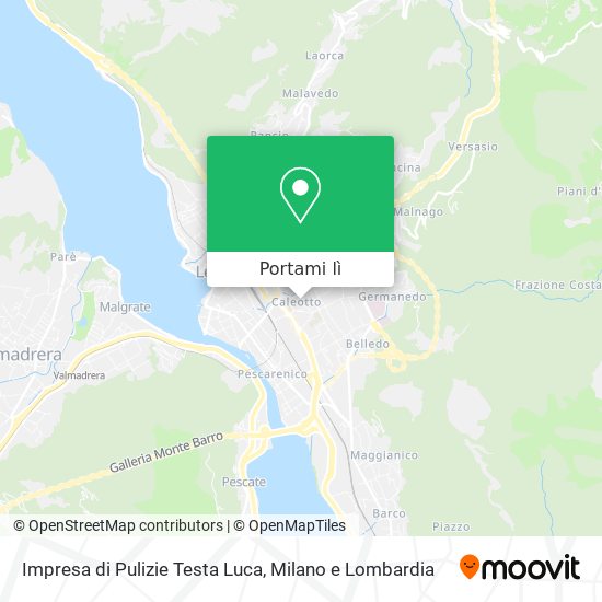 Mappa Impresa di Pulizie Testa Luca