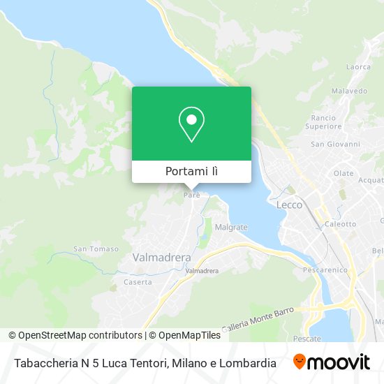 Mappa Tabaccheria N 5 Luca Tentori