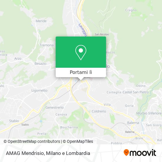 Mappa AMAG Mendrisio