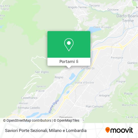 Mappa Saviori Porte Sezionali
