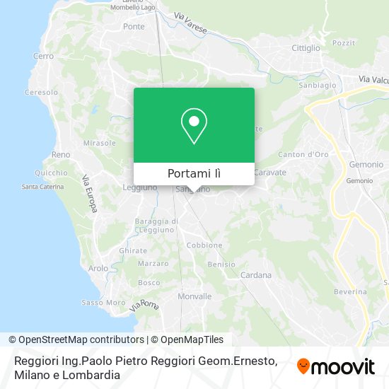 Mappa Reggiori Ing.Paolo Pietro Reggiori Geom.Ernesto