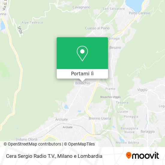 Mappa Cera Sergio Radio T.V.