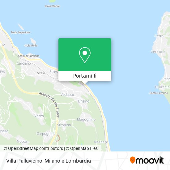 Mappa Villa Pallavicino