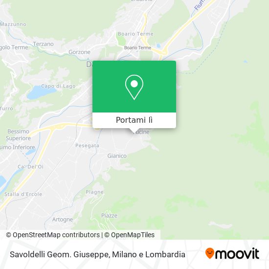 Mappa Savoldelli Geom. Giuseppe