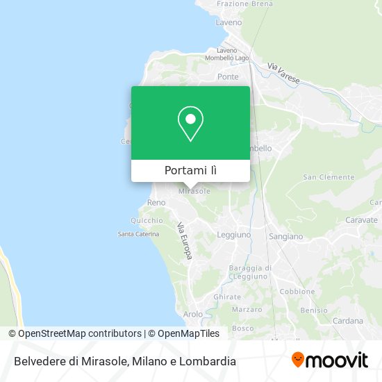 Mappa Belvedere di Mirasole