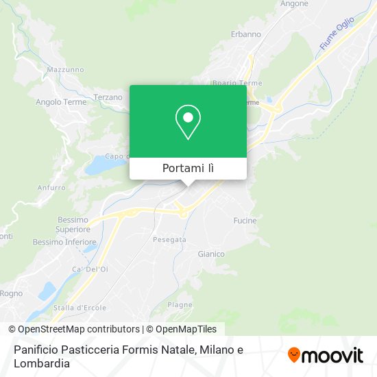 Mappa Panificio Pasticceria Formis Natale