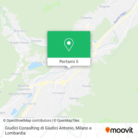 Mappa Giudici Consulting di Giudici Antonio