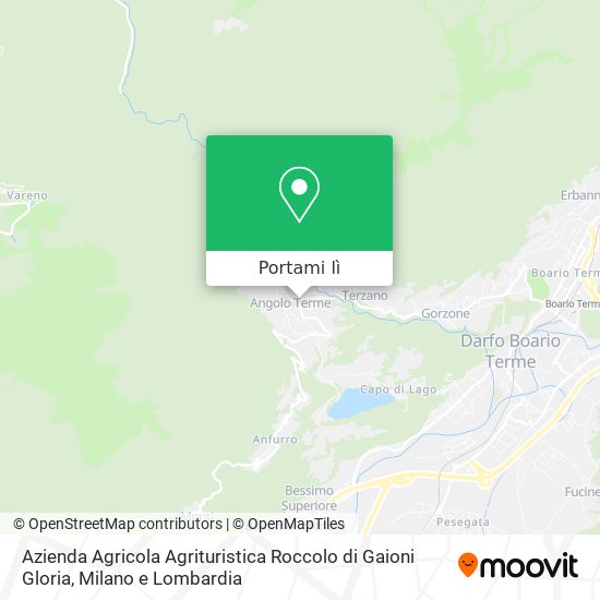Mappa Azienda Agricola Agrituristica Roccolo di Gaioni Gloria
