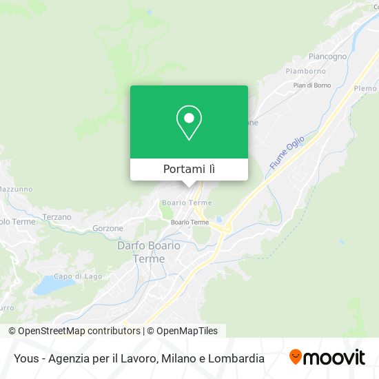Mappa Yous - Agenzia per il Lavoro