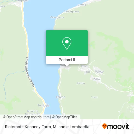 Mappa Ristorante Kennedy Farm