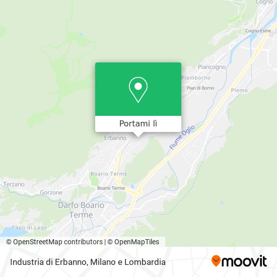 Mappa Industria di Erbanno