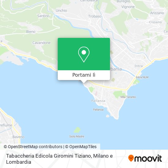 Mappa Tabaccheria Edicola Giromini Tiziano
