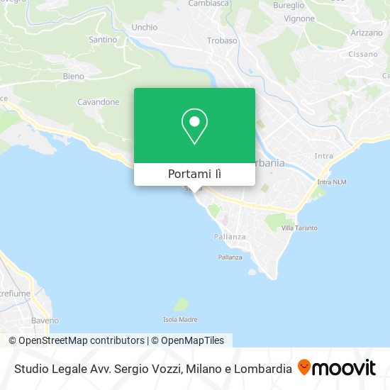 Mappa Studio Legale Avv. Sergio Vozzi