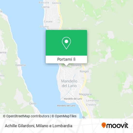 Mappa Achille Gilardoni