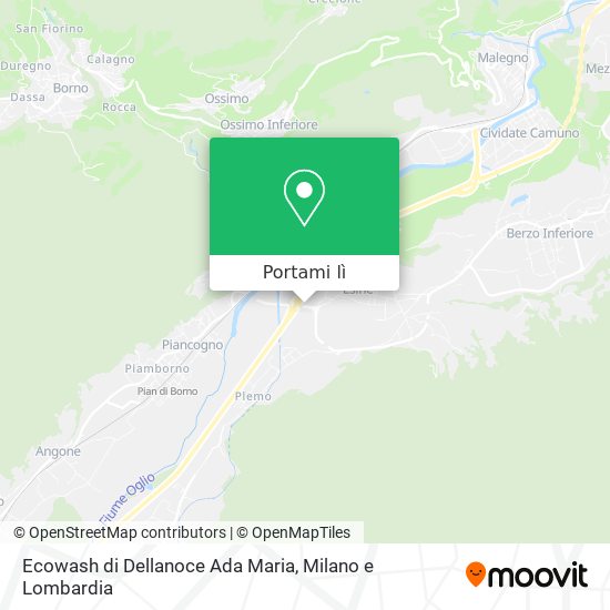 Mappa Ecowash di Dellanoce Ada Maria