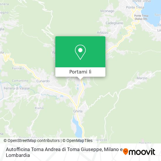 Mappa Autofficina Toma Andrea di Toma Giuseppe