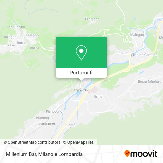 Mappa Millenium Bar