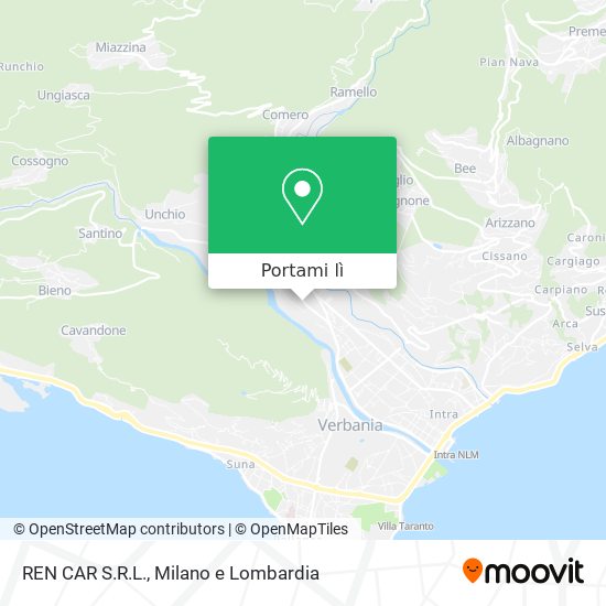 Mappa REN CAR S.R.L.