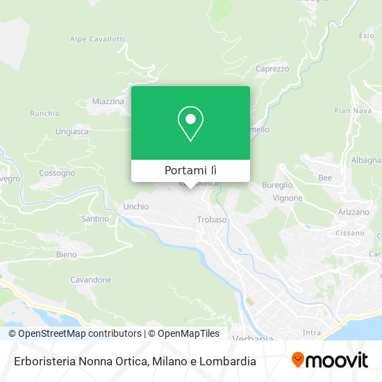 Mappa Erboristeria Nonna Ortica