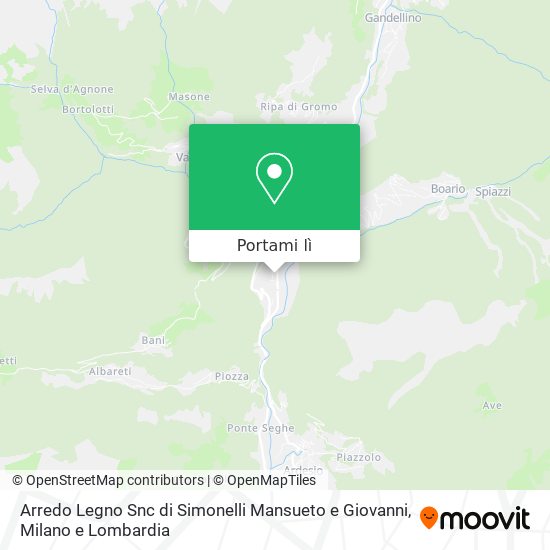 Mappa Arredo Legno Snc di Simonelli Mansueto e Giovanni