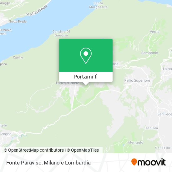 Mappa Fonte Paraviso