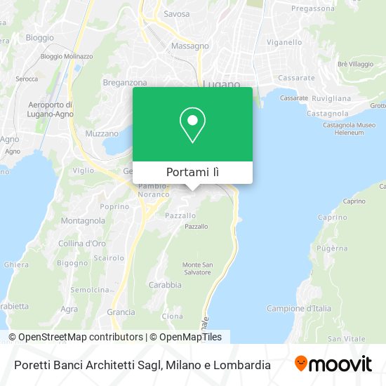 Mappa Poretti Banci Architetti Sagl