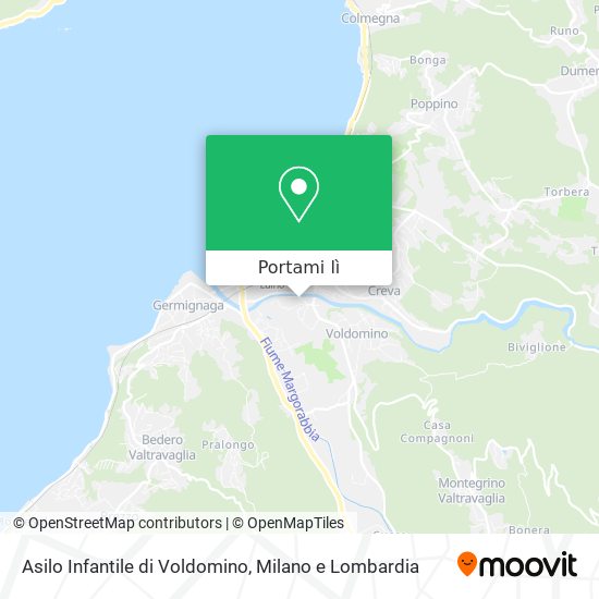 Mappa Asilo Infantile di Voldomino