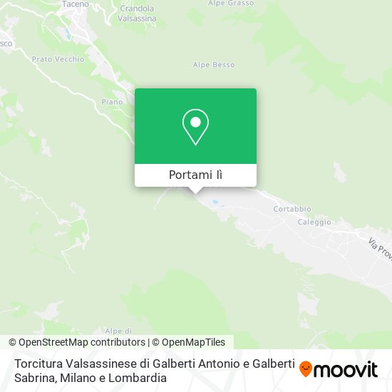 Mappa Torcitura Valsassinese di Galberti Antonio e Galberti Sabrina