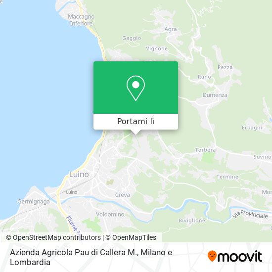 Mappa Azienda Agricola Pau di Callera M.